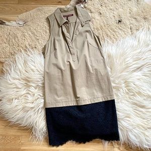 Comptoir Des Cotonniers Lace Bottom Dress